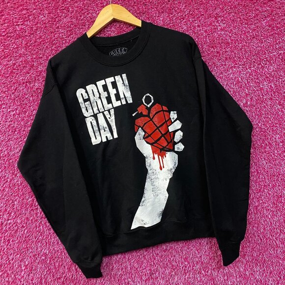 Green Day American Idiot Sweatshirt Medium - Picture 3 of 4